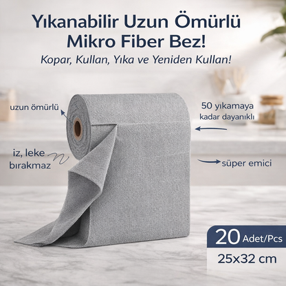 Cleona Mikrofiber Rulo Havlu